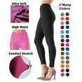 thumbnail image 3 of Plus Size Extra Soft Leggings for Tall and Curvy - Mustard, 3 of 6