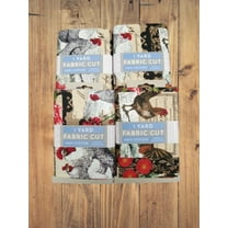 Roosters Cotton - 1 Yard Precut Pack of 4