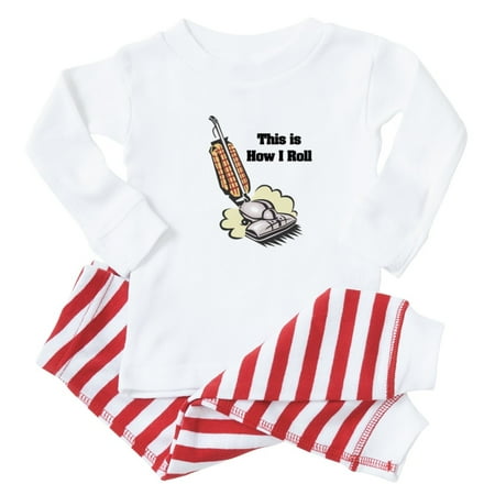 

CafePress - How I Roll (Vacuum Cleaner) - Toddler Long Sleeve Pajama set