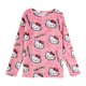 thumbnail image 1 of Sanrio-Pijama de manga larga de Hello Kitty para mujer, Top de franela suave de tela elástica doble, accesorios de Anime, ropa de casa, 1 of 7