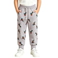 thumbnail image 2 of ZOYOEN Toddler Boys Graphic Sweatpants- Cute Casual Soft Cotton Elastic Waist Kids Jogger Pants Gray Size 7 T, 2 of 8