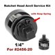 thumbnail image 4 of 42-06-1006 M12 1/4 Ratchet Head Anvil Fits For Milwaukee 2456-20, 4 of 5