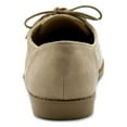 thumbnail image 4 of Ollio Women's Classic Flat Shoes Lace Up Faux Suede Oxfords ZM2910, 4 of 6