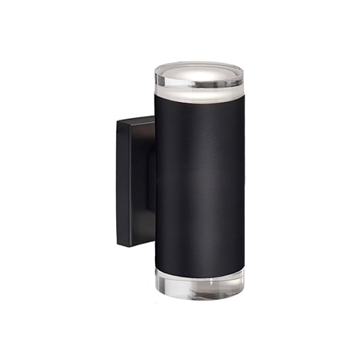 Kuzco Norfolk Applique Murale LED Noire 8.25 Pouces Luminaire Moderne Haut-Bas