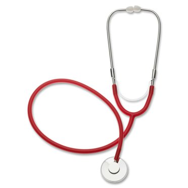 Stéthoscope Double Tête Medline - Lot De 2 - Rouge - Neuf - Pour Médecine/vétérinaire/pédiatrie