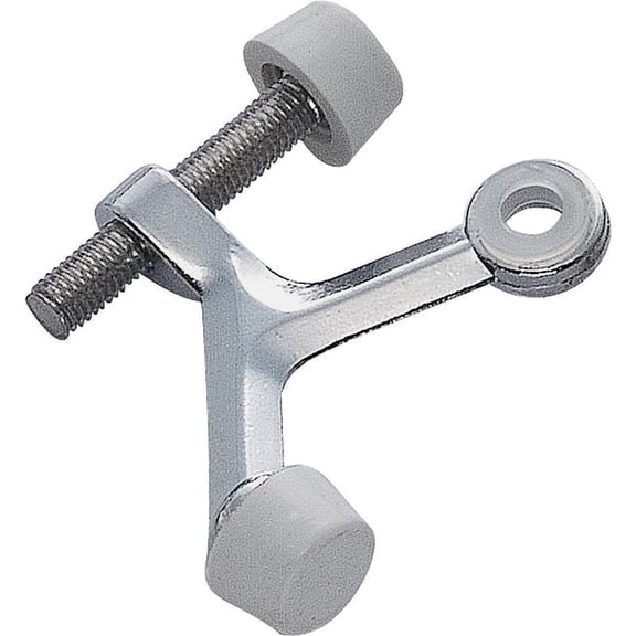 ProSource 4068649 Hinge Pin Door Stop, Zinc Die-Cast, Chrome Plated