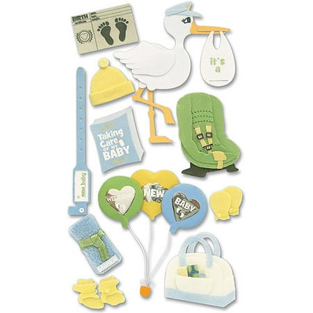 Jolees Wild Dimensional Stickers - Jolee's Boutique Dimensional Stickers, Bringing Baby Home