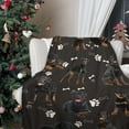 thumbnail image 3 of Rottweiler Dog Throw Blanket for Home Living Room Decor,Lightweight Blanket Gifts for Women Men Kids Multicolor 50x60inch, 3 of 6