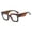 Brown, variant on Fashion Oversized Blue Light Blocking Glasses for Women Men Trendy Big Square Frame Computer Eyeglasses Women Cute Retro Sunglasses Trendy Lightweight Beach Vacation Outfits