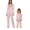 A, variant on AIGUR Mommy and Me Satin Pajamas Set Adorable Heart Print Long Sleeve Turn Down Collar Tops and Pants, Family Matching Sleepwear