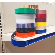 Decorative Gondola Shelving Vinyl Insert for Ticket Channel 130' x 1.25", Blue