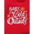 thumbnail image 5 of Baby Girls Boys Christmas Romper Letter Print Round Neck Long Sleeve Jumpsuits Autumn Winter Casual Bodysuits, 5 of 9
