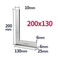 thumbnail image 2 of L90 Degree Angle Ruler Measurement Multi-model Square Ruler Basic Woodworking Ruler Test Ruler Scale Ruler Square Ruler, 2 of 8