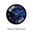 thumbnail image 2 of Reloj de pared con decoración de lujo ligero, reloj Digital for sala de estar, colgante de pared for el hogar, reloj silencioso moderno y moderno, 2 of 4