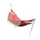 thumbnail image 5 of Hamaca para exteriores,Hamaca doble de macramé boho con borlas elegantes,Hamaca Boho Resistente a la Intemperie Ligera,Hamaca bohemia de lona con bolsa de transporte de cuerda,Hamaca Rosa, 5 of 9