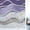 Purple, variant on Purple Wave Window Privacy Film Stain Glass,Reusable Decorative Rainbow Window Film,Coastal Ombre Ocean Grey Stripes Beach Sand Static Cling Sun Blocking Stickers Decals Covers 19.6" x 39.3" (2pcs)