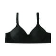 thumbnail image 5 of LIIPEE Women Bras Solid Color Plus Size Full Coverage V Neck Underwire Bralette Seamless Push Up Bralette Bra Woman Trendy Casual Daily Party Bras,Black,42, 5 of 5