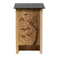 thumbnail image 5 of S&K BH50 Printed Cedar Bat House,Two Chamber Outdoor BatShelter for Upto 50Bats,Cedar Backyard BatRoost with Grooved Interior,Heat Absorbing Black Roof and Wall Post or Tree Mount Design,Made in USA, 5 of 8