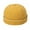 Yellow, variant on Kaemgyyd Mens Womens Brimless Cap Street Fashion Beanie Caps with Rolled Casual Solid Vintage Adjustable No Visor Cap