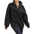 thumbnail image 6 of Womens Oversized Sweatshirts Hoodies Half Zip Pullover Fall  Outfits 2023 Y2k Clothes, Womens Sweatshirts Half Zip Cropped Pullover Fleece Quarter Zipper Hoodies Fall outfits Clothes, 6 of 6