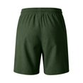 thumbnail image 6 of Satingcolo Men's Casual Shorts Summer Beach Vacation Trunks Elastic Waist With Two Pockets Classic Fit Lightweight Athletic Shorts Army Green 2XL, 6 of 6