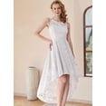 thumbnail image 2 of Dressystar Women Floral Lace Homecoming Dresses Female Knee-Length Cocktail Party Dress, 2 of 10