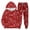 Red, variant on Mercatoo Christmas Suit for Boys 2 Piece 𝐓racksuits Fleece Hoodies & Sweatpants Set Girls Santa Graphic Sweatsuits Xmas Outfits