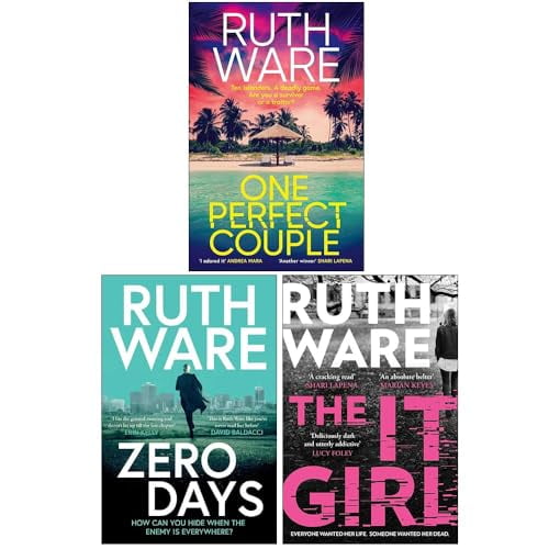 Pre-Owned Ruth Ware 3 Books Collection Set (One Perfect Couple, Zero Days & The It Girl)