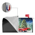 thumbnail image 5 of PHELIKA Old Red Truck With Christmas Tree 01 Mailbox Covers Magnetic Mailbox Wraps Post Letter Box Cover Mailwrap Garden Home Decor Standard Size 25.5"H x 21"W, 5 of 8