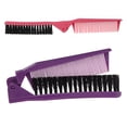 thumbnail image 3 of Shisuyan 2pcs Hair Brush Travel Combs Portable Folding Combs Detangling Combs for Daily Use, 3 of 8