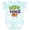 Tie Dye Green, variant on Inktastic April Fools Day with Funny Face Replacing O Boys or Girls Baby Bodysuit