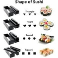 thumbnail image 5 of Kit para hacer sushi de 10 piezas, juego de herramientas de plástico premium para sushi, formas de molde para rollo de arroz de sushi, herramienta de sushi DIY para principiantes en el hogar, 5 of 5