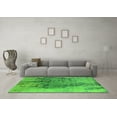 thumbnail image 3 of Ahgly Company Indoor Rectangle Oriental Green Industrial Area Rugs, 7' x 9', 3 of 4