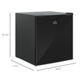 thumbnail image 3 of HOMCOM 1.1Cu.Ft Mini Freezer w/ Reversible Door for Home Office, 3 of 8