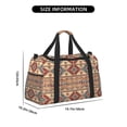 thumbnail image 3 of Balery Traditional Tribal Aztec Bolsa de Gimnasio para Mujeres, Bolsa de Viaje con Bolsillo Húmedo, Bolsa de Fin de Semana para Mujeres, Bolsa de Viaje Resistente al Agua, 3 of 7