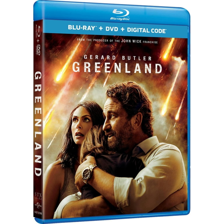 Greenland Blu-ray DVD, PG-13 Action Adventure Movie, Universal