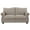 Beige, variant on 66" Small Loveseat with Rolled Arms, Chenille Loveseat Sofa for Living Room, Brown