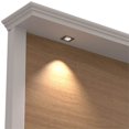 thumbnail image 3 of Manhattan Comfort Carder 86" Unité Murale en Naturel et Blanc Cassé, 3 of 6