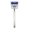 thumbnail image 3 of Clara Pucci 14K White Gold 2.5ct Tanzanite Solitaire Ring for Women, 3 of 8