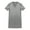 Grey, variant on iiniim Men's Nightshirt Satin Nightwear Comfy V Neck Short Sleeve Soft Loose Pajama Sleep Shirt