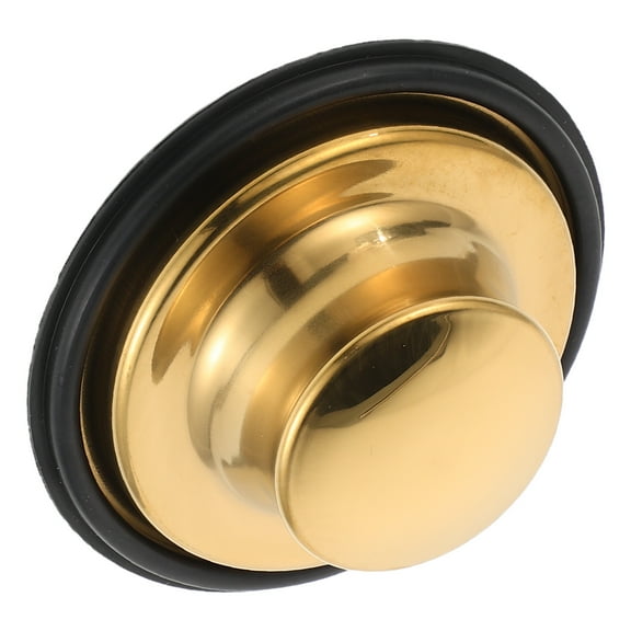 Masteelf Kitchen Sink Stopper Rubber Plug Drain Replacement for Universal Use 1 Set Golden