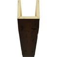 thumbnail image 3 of Ekena Millwork 10"W x 6"H x 18'L 3-Sided (U-beam) Pecky Cypress Endurathane Faux Wood Ceiling Beam, Premium Mahogany, 3 of 23
