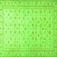 thumbnail image 1 of Ahgly Company Indoor Square Oriental Green Traditional Area Rugs, 3' Square, 1 of 4
