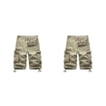 thumbnail image 3 of Minnieouse Pantalones cortos Cargo para hombre, con múltiples bolsillos, ligeros, amigables con la piel, de talla grande, informales, pantalones Caqui treinta y cuatro 2Conjunto, 3 of 6