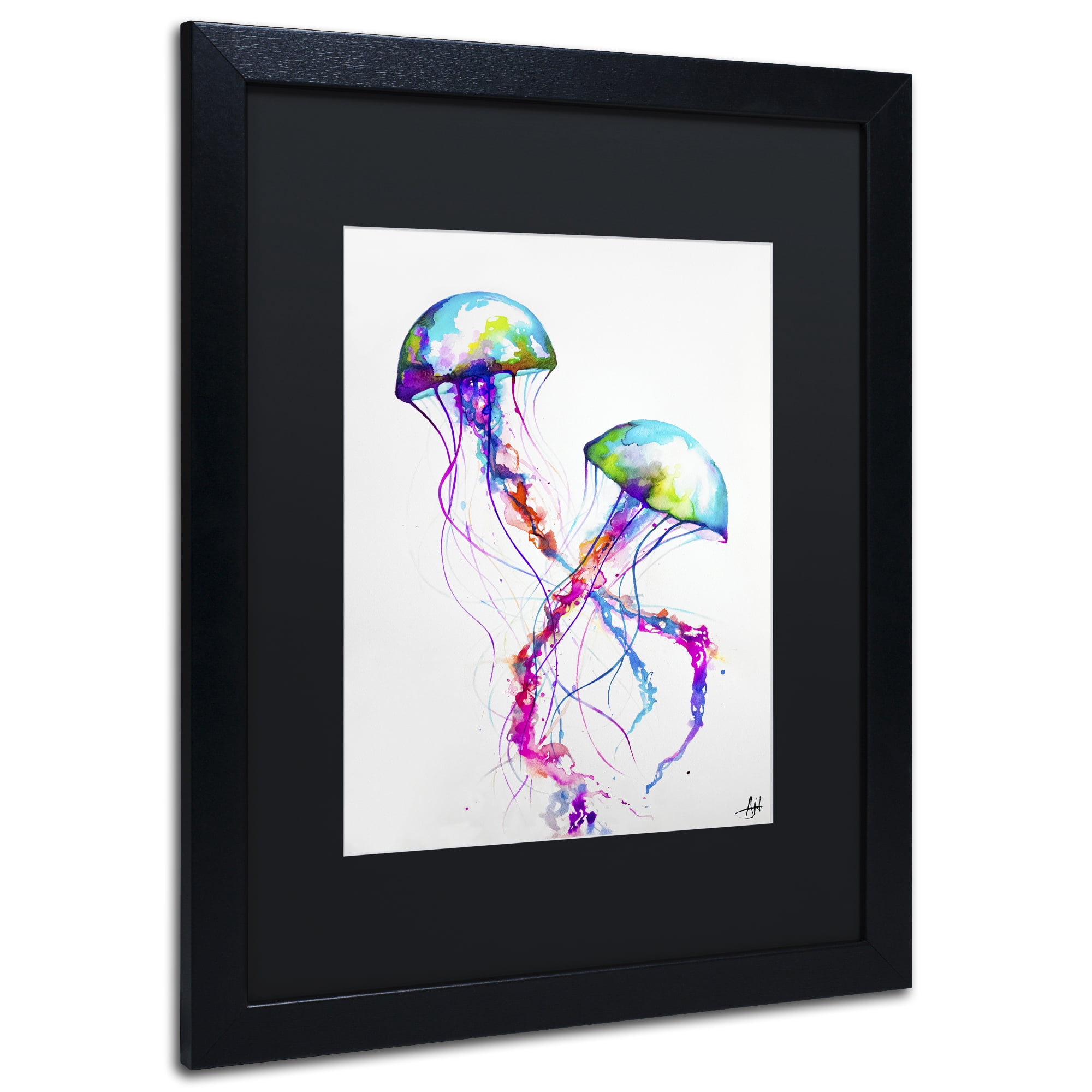 Trademark Fine Art 'Narasumas' Black Framed Art by Marc Allante