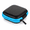 Blue, variant on Portable EVA Earbud Case Small Square Bluetooth Earphone Storage Box with Cable Organizer, Hard Shell Protective Travel Carrying Pouch for Earbuds, Charging Cables and Small Electronics