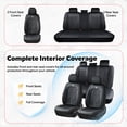 thumbnail image 4 of Wartlyen Full Set Seat Covers Fit for NISSAN ALTIMA 2024 Durable Leather Spill Protection Vehicle Specific Driving Comfort Seat Belt Compatible, 4 of 5