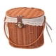 thumbnail image 2 of Cesta de almacenamiento de canasta de picnic con canasta de contenedor de almacenamiento decorativo de revestimiento lavable para decoración del hogar, 2 of 8