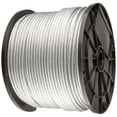 thumbnail image 1 of Clear Vinyl Coated Stainless Steel 304 Cable Wire Rope 1/8" Thru 3/16" 7x19-500 ft Reel for DIY Cable Decking Railing System, Marine Grade, 1 of 4