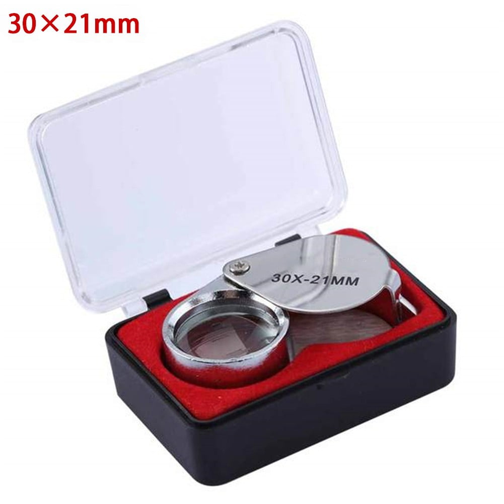 Metal Jewelry Magnifying Glass Jewelers Eye Tool Jewellery Folding